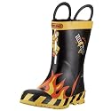 Viking FIREMAN STIEFEL 1-19140-213, Jungen Stiefel, schwarz, (Black/Yellow )
