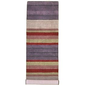 2'8 x 8'2 Gray Hand Tufted Wool Gabbeh Runner Rug
