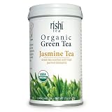Rishi Tea Organic Jasmine Tea Loose Tea, 2.6-Ounce Tin (Pack of 3)