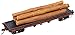 Bachmann Trains ACF 40â€™ Log Car with Logs (1935-1960)