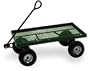 Sportsman Series HDTFLATB 36-by-18-Inch 600-Pound-Load-Capacity Steel Flatbed Garden Cart with Pneumatic Wheels