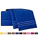 Nestl Queen Sheet Set - Luxury 1800 Ultra-Soft Microfiber Bed Sheets - Double Brushed - Deep Pockets - Easy Fit - 4 Piece Set - Bedding Sheets & Pillowcases (Queen, Royal Blue)