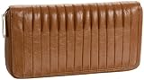 41kvBEFJ3WL. SL160  HOBO INTERNATIONAL Ruby Vintage Leather Zip Around Wallet,Maple,one size