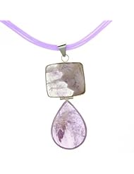 Sterling Silver Handmade Amethyst Pendant Gemstone Necklace