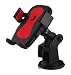 Car Mount Holder,FliFit One Touch Universal Mobile Holder Car Mount Cradle Stand with 360 Degree Swivel Ball Joint for iPhone, Samsung Galaxy ,Lenovo,Moto,OnePlus,Xiaomi, GPS Devices and more Smartphones- Black+Red Color RS.399.00