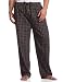 Intimo Men's Flannel Lounge Pant, Black, Medium