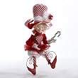 20" Peppermint Twist Red & White Striped Pixie with Candy Cane Christmas Decor