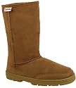 Bearpaw Womens Suede & Shearling Boot, 10, Cinnamon