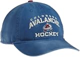 NHL Men's Official Team Slouch Adjustable Cap (Colorado Avalanche, One Size Fits All)