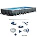 Intex 32 Foot Ultra XTR Rectangular Pool Set with Deluxe Maintenance Kit