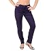 Womens High Waisted Skinny 5 Pocket Plum Purple Hipster Jean Size 8