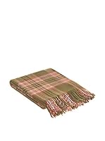 COINCASA Plaid 150 x 130 cm (Verde/Rojo)