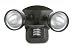 Designers Edge L975BR Ecozone 180-Degree 200-Watt Halogen Motion Activated Double Bullet Floodlight, Bronze