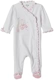 Little Me Layette Footie, Ballerina Bear, Pink Print, Preemie