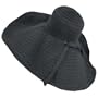 Ultra Wide Black 8" Shapeable Brim Pack Able Floppy Hat