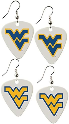 College Guitar CGPW2-WV Game Day Pick Wear Home and Away Ear Ring Pack