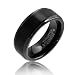 Bling Jewelry 8mm Black Tungsten Carbide Ring (more sizes) - Size 7