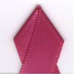 Papilion R07440303019530YD .13 in. Double-Face Satin Ribbon 30 Yards - Magenta