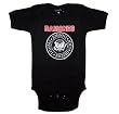 Toddler and Infant THE RAMONES One Piece Baby Suit in Black