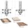 Freud 99-036 Adjustable Tongue and Groove Router Bit Set, 1/2-Inch Shank