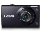 Canon Powershot A3400 IS 16MP Digital Point and Shoot Camera with 5x Optical Zoom (Black)