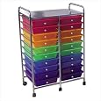 20 Drawer Double Wide Mobile Organizer