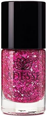 Adesse New York Organic Infused Glitter Nail Polish, Pink Stiletto