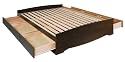 Prepac Espresso Queen Platform Storage Bed (6-drawers)