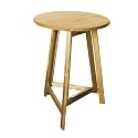 Party Stehtisch Garmsich aus Massivholz 78cm, klappbar