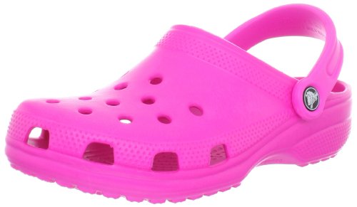 Crocs Unisex-Adult Classic Neon Magenta Back Strap Sandal 10001-6L0-004 4 UK