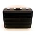 Heavy-Duty Polyethylene Case in Black: 13.75 x 19.63 x 7 Wheel Option: With Wheels