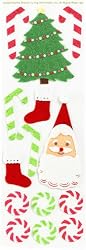 Martha Stewart Crafts Felt Santa Stickers