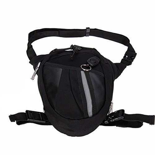 ISSEC Waterproof Motorcycle Cycling Men's Waist Belt Drop Leg Bags