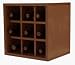 Square Cubbie Cube in Chestnut with Satin Finish