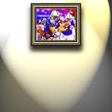 IMAGE OF Completely Handpainted American Football Sport Painting, Custom Order FL2911, Oil on Canvas, with Option to Paint Jerry, Brett & Co. from Any Other Favorite Photograph or Picture, Unframed, Size 23'' x 29