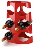 Umbra Grapevine Acrylic Wine Rack, Red