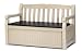 Keter 186300 70 Gallon Garden Bench Box