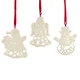 Lenox Holiday Greetings Ornaments, Set of 3