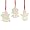 Lenox Holiday Greetings, Christmas Ornaments, Set of 3 thumb