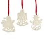 Lenox Holiday Greetings Ornaments, Set of 3