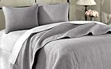 Summerfield Ii Coverlet Set, QUEEN 3PC SET, GRAY
