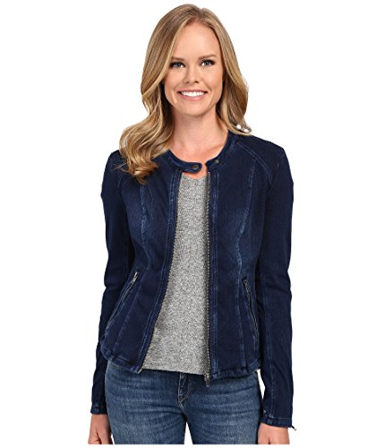 [リヴァプール] Liverpool レディース Zip Front Powerflex Knit Denim Stretch Moto Jacket スーツ [並行輸入品]