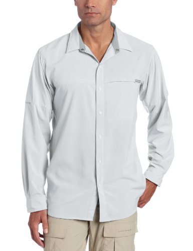 Columbia Men's Freeze Degree Long Sleeve Shirt, Soft Metal, XX-Large