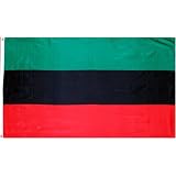 African American Heritage Flag - 3 foot by 5 foot Polyester (NEW)
