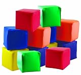 ECR4Kids Soft Toddler Blocks, 5.5" Foam Cubes