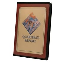 Smead Clear Front Polypropylene Pocket Padfolio with Pad, Inside Cover Card Slot, Red (85849)