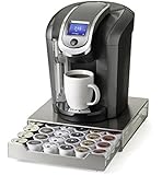 NIFTY 6498 Keurig Brewed Stainless Steel K-Cup Rolling Drawer, Metallic