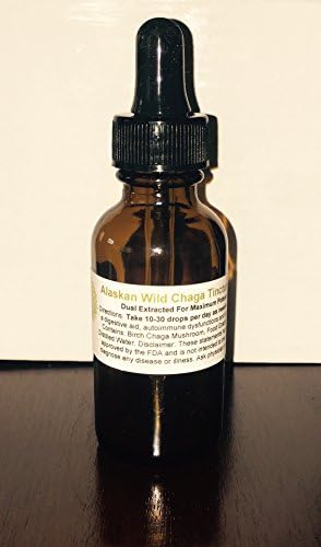 Alaskan Wild Chaga Tincture Dual Extract