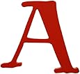 New Arrivals The Letter A, Rusty Red