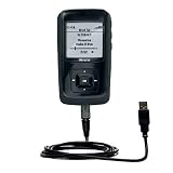 Classic Straight USB Cable for the Memorex MMP8565 1GB with Power Hot Sync and Charge capabilities - Gomadic Brand w/ TipExchange Technology